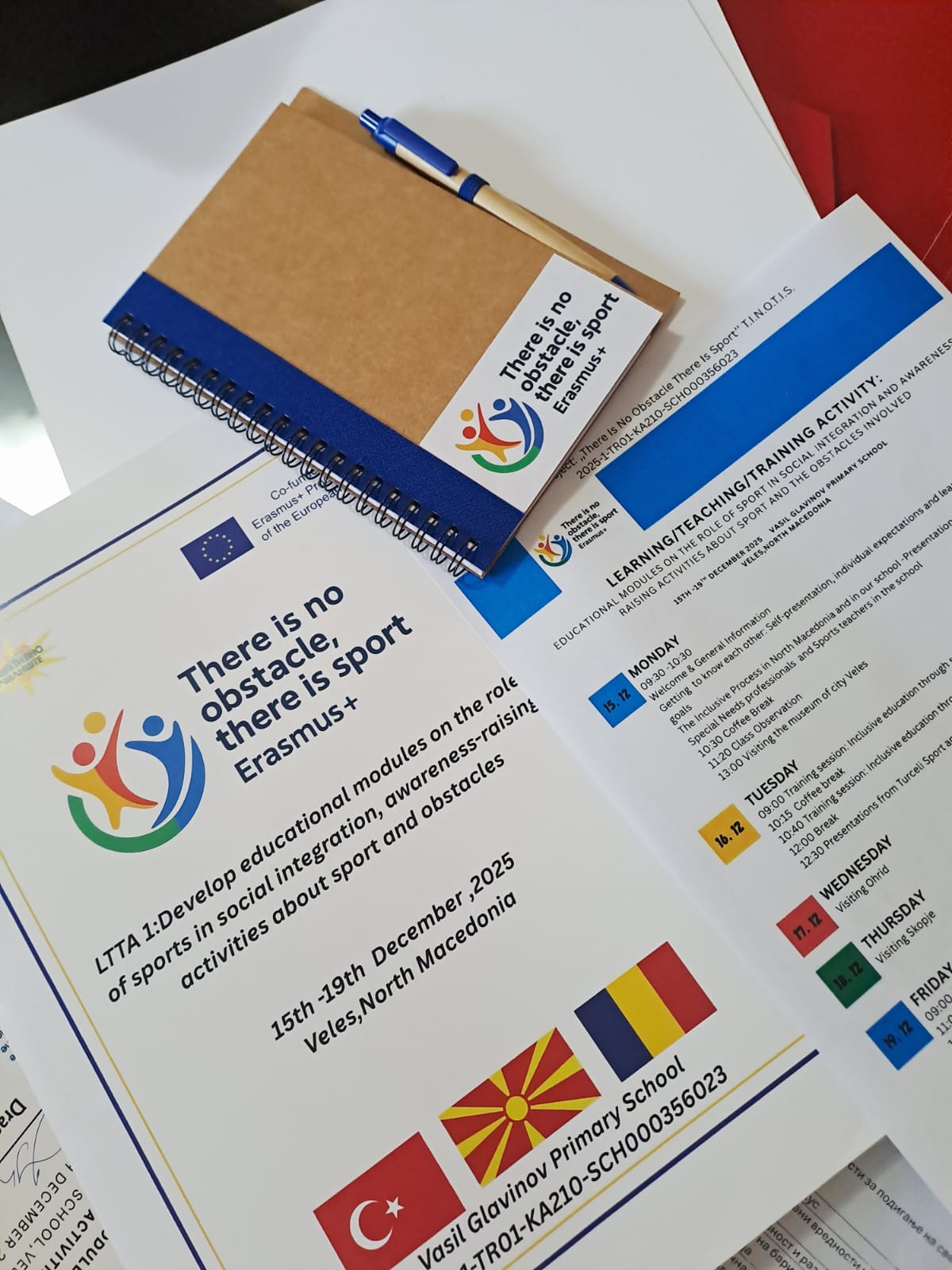 Erasmus+ KA210-SCH – There is no obstacle there is sport (TINOTIS)